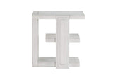 AG-638-810 Sunset Trading Dover Chairside Table | White Dove Wood