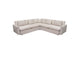 ARCADIACM3PC Arcadia 3pc Corner Sectional W/ Feather Down Seating In Cream Fabric