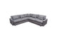 ARCADIAGR3PC Arcadia 3pc Corner Sectional W/ Feather Down Seating In Grey Fabric