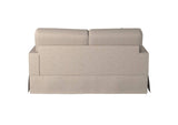 SU-108510-466082 Sunset Trading Americana Box Cushion Slipcovered Loveseat | Linen