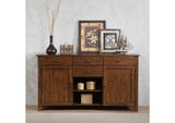 DLU-BR-SB-AM Sunset Trading Simply Brook Sideboard Server | Amish Brown
