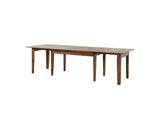 DLU-BR134-AMSB12PC Sunset Trading 12 Piece Simply Brook Rectangular Extendable Table Dining Set | Sideboard| Amish Brown