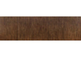 DLU-BR134-AM Sunset Trading Simply Brook 134" Rectangular Extendable Dining Table | Amish Brown