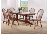 DLU-ADW4296-C30-CT7PC Sunset Trading 7 Piece Double Pedestal Extendable Dining Set