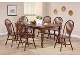 DLU-SLT4272-CT Sunset Trading Andrews Extendable Dining Table | Chestnut