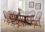 DLU-ADW4296-CT Sunset Trading Double Pedestal Extendable Dining Table