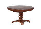DLU-ADW4866-CT Sunset Trading Andrews Butterfly Leaf Dining Table | Chestnut Finish