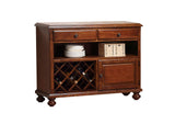 DLU-ADW-SER-CT Sunset Trading Andrews Server | Chestnut Finish