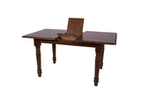 PK-ADW3660-820-CT5P Sunset Trading Andrews 5 Piece 60" Rectangular Extendable Dining Set with Arrowback Chairs | Butterfly Leaf Table | Chestnut Brown