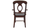 DLU-ADW-C50A-CT-2 Sunset Trading Andrews Napoleon Arm Chair | Chestnut | Set of 2