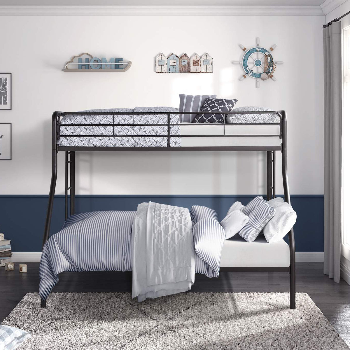 B2009DZTF-1 Lunar Twin/Full Bunk Bed