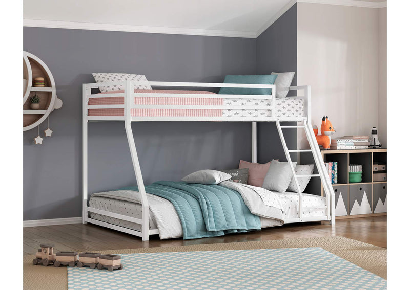 B2010WHTF-1 Jovie Twin/Full Bunk Bed