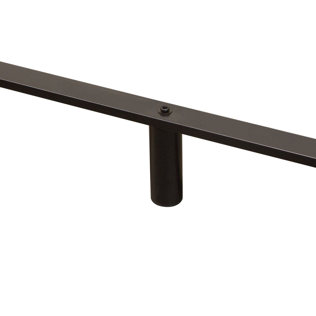 Bardot Channel Tufted Queen Bed in White Leatherette