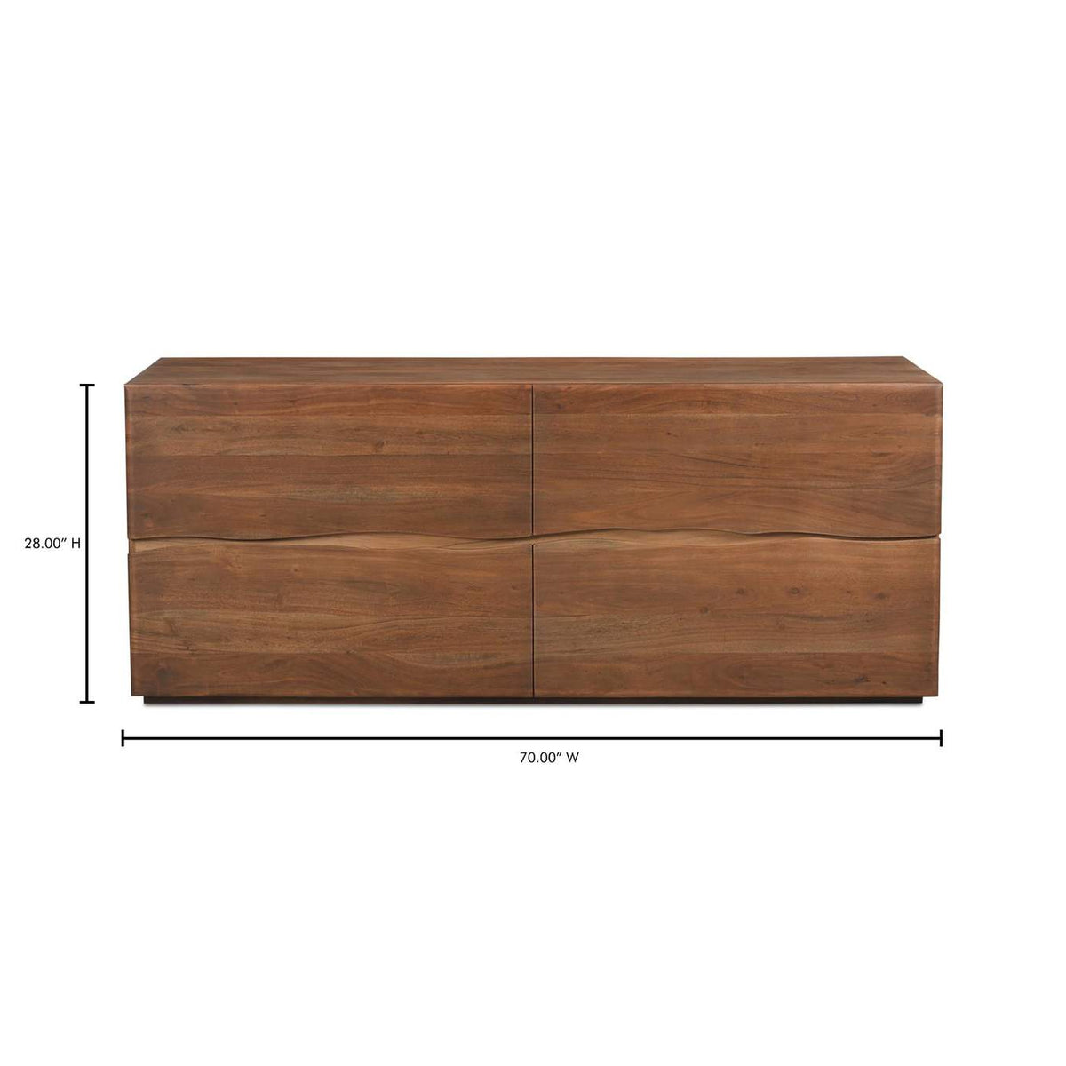 BB-1001-03 Watson 4 Drawer Dresser Brown