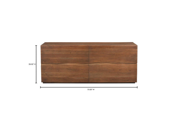 BB-1001-03 Watson 4 Drawer Dresser Brown