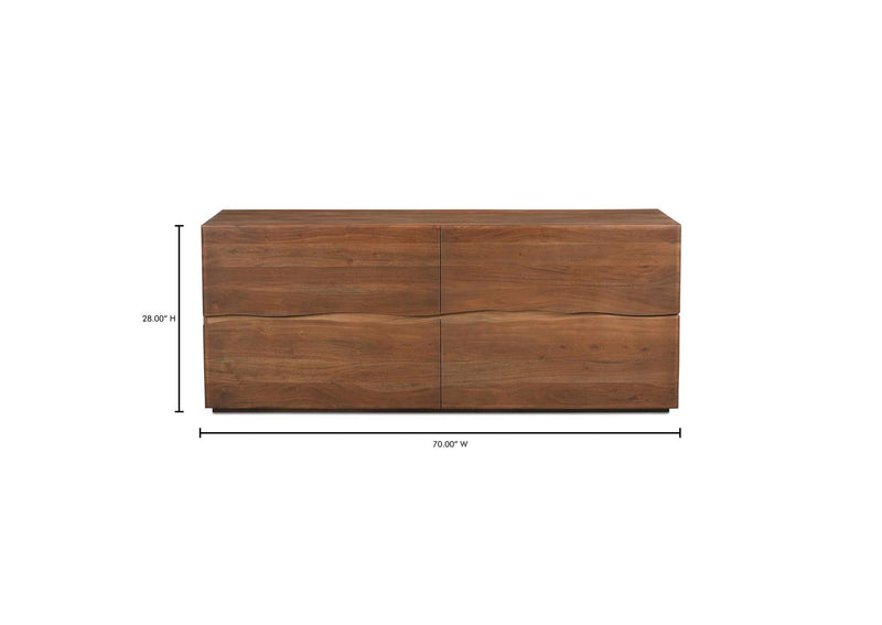 BB-1001-03 Watson 4 Drawer Dresser Brown