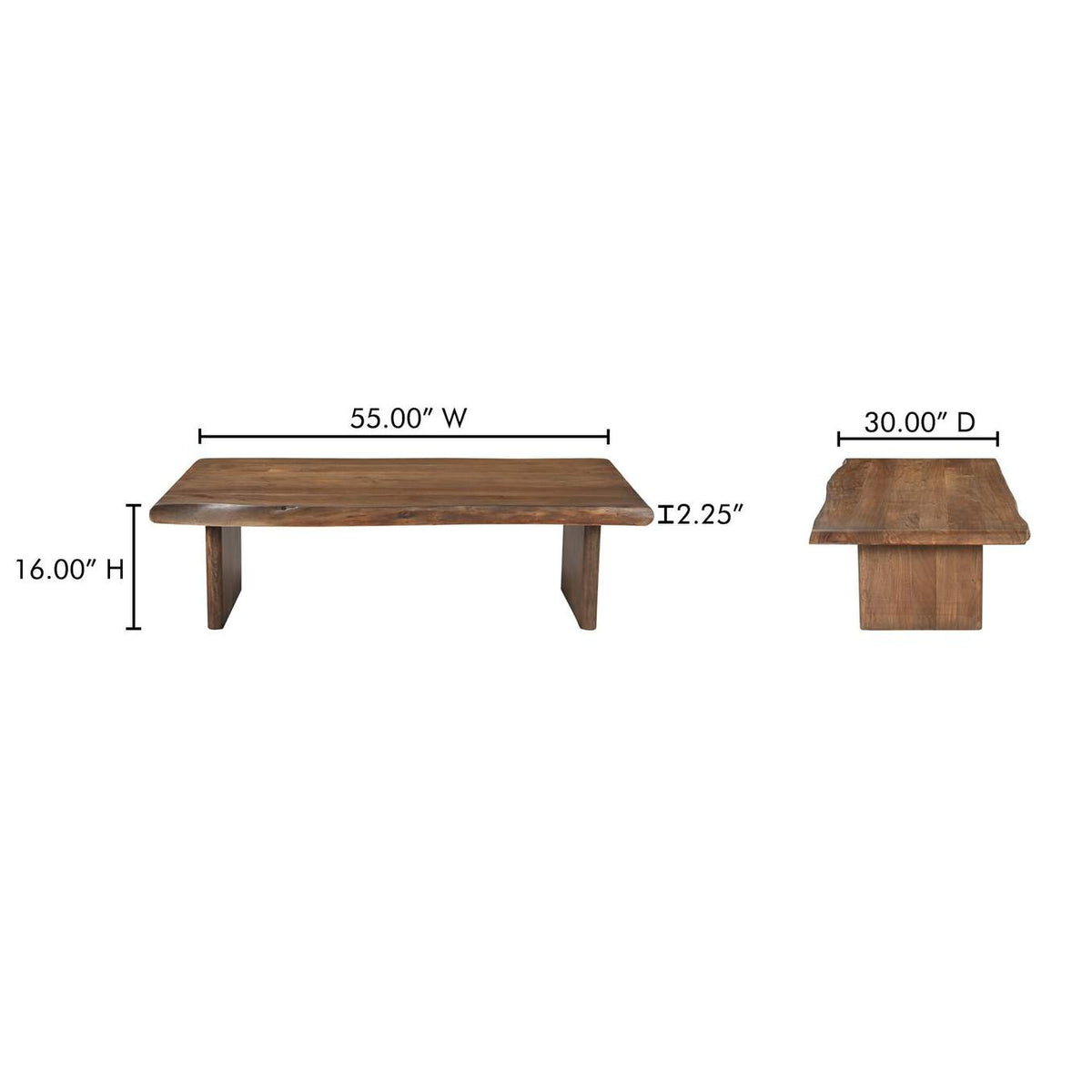 BB-1016-03-0 Lila Coffee Table Brown