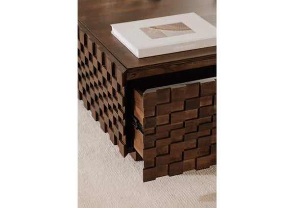 BB-1018-03 Easton Storage Coffee Table Brown