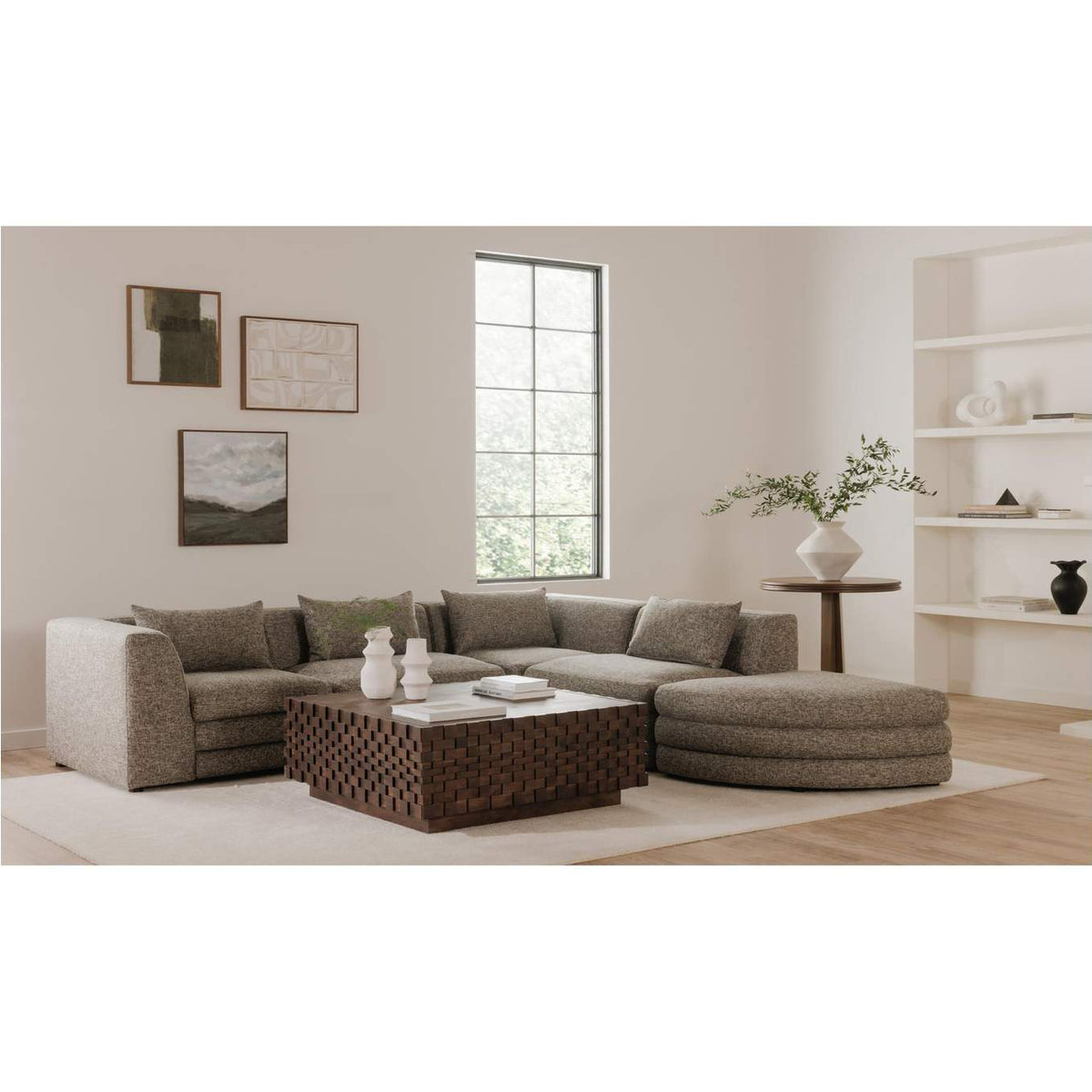 BB-1018-03 Easton Storage Coffee Table Brown