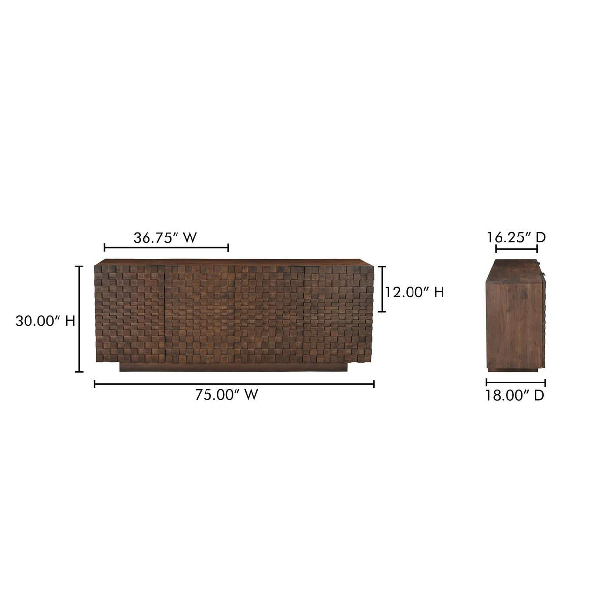 BB-1019-03 Easton Sideboard Brown