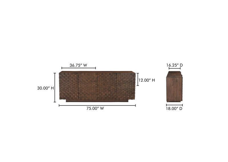 BB-1019-03 Easton Sideboard Brown