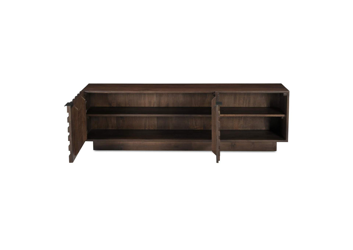 BB-1020-03 Easton Media Cabinet Brown