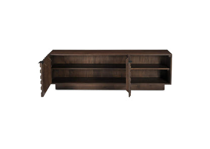 BB-1020-03 Easton Media Cabinet Brown