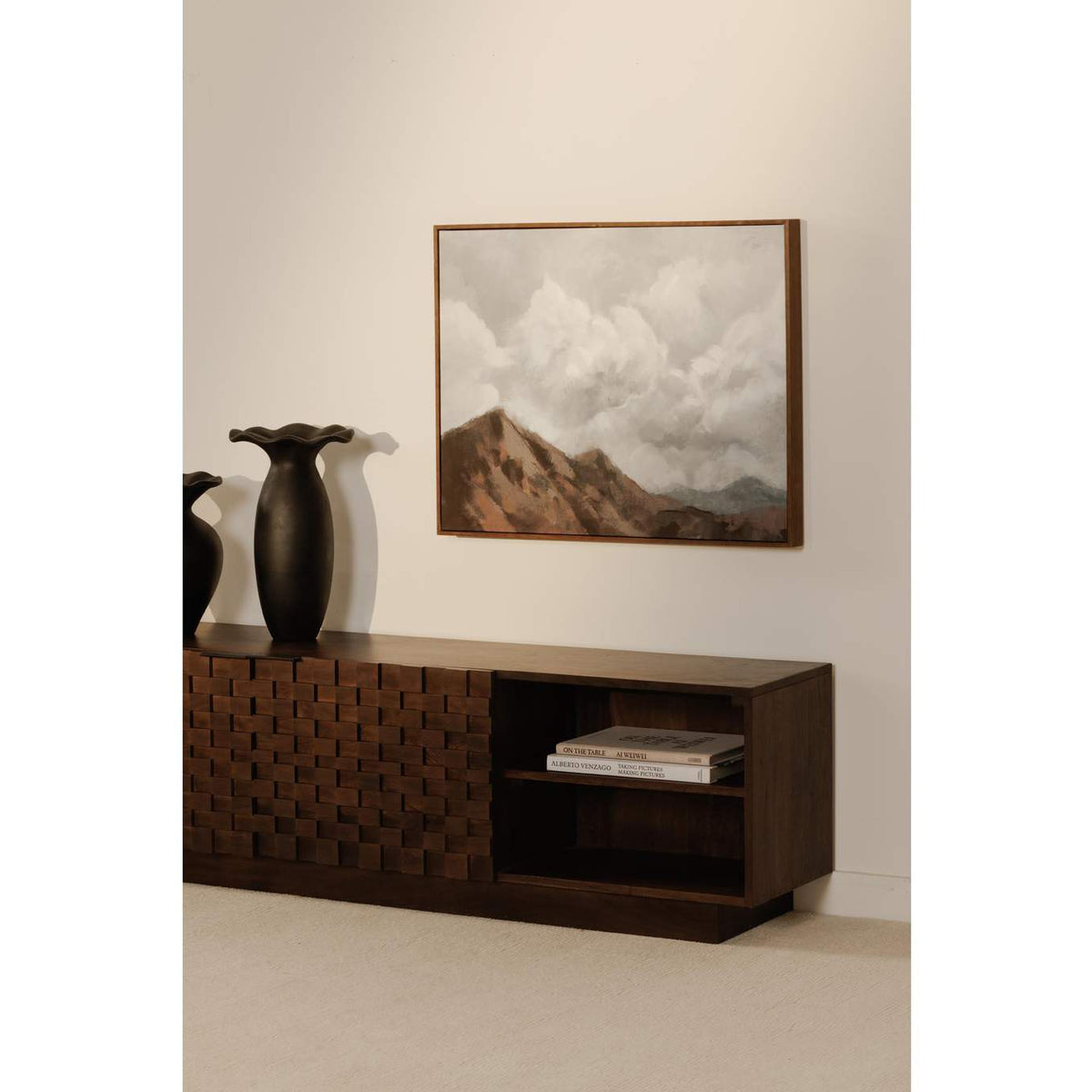 BB-1020-03 Easton Media Cabinet Brown