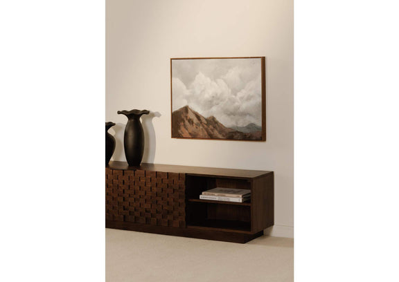 BB-1020-03 Easton Media Cabinet Brown