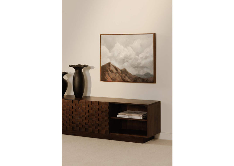 BB-1020-03 Easton Media Cabinet Brown