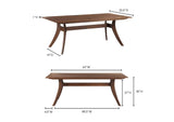 BC-1001-03 Florence Small Dining Table Brown