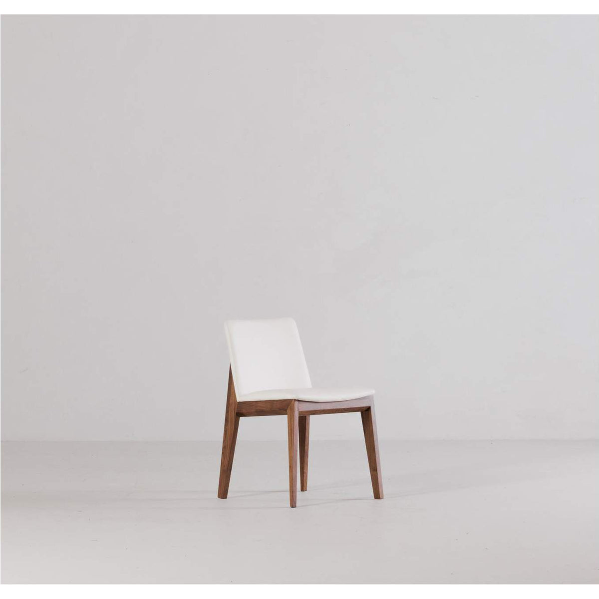 BC-1016-05 Deco Dining Chair Cream White PVC - Set Of Two