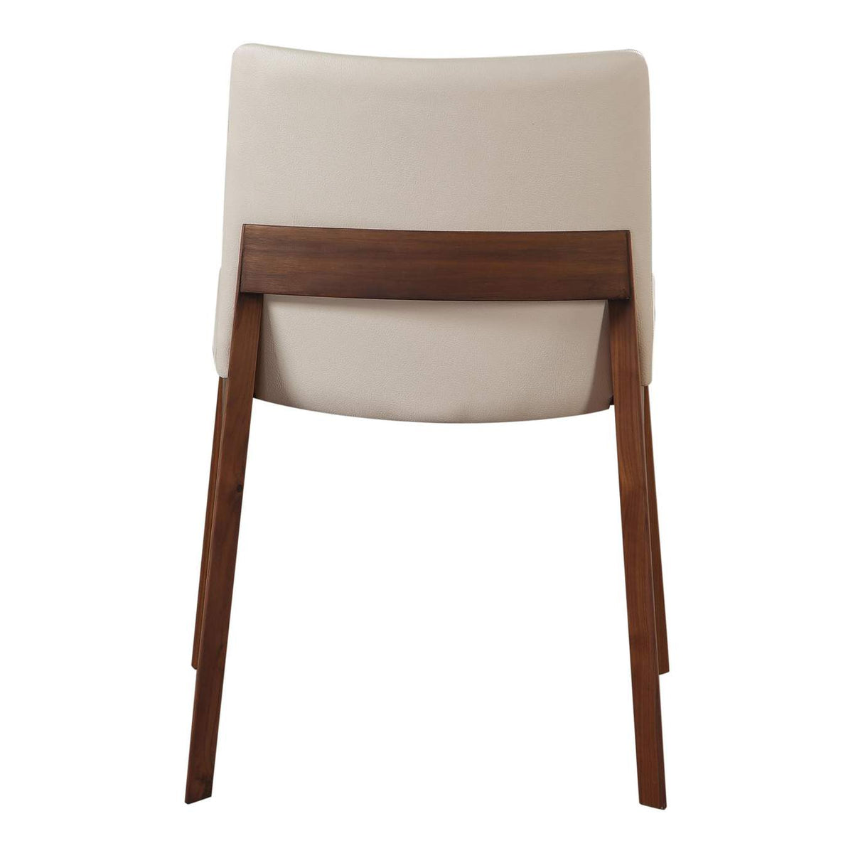 BC-1016-05 Deco Dining Chair Cream White PVC - Set Of Two