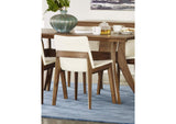 BC-1016-05 Deco Dining Chair Cream White PVC - Set Of Two