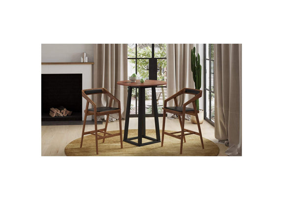 BC-1033-03 Tri - Mesa Bar Table Brown