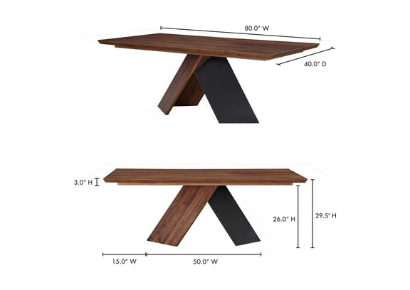 BC-1043-03-0 Axio Dining Table Brown