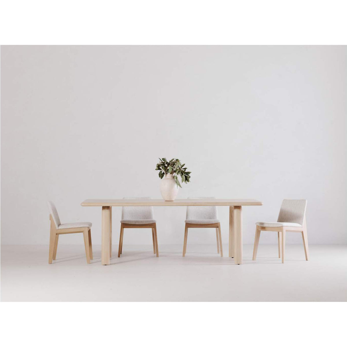 BC-1046-18 Malibu Dining Table White Oak