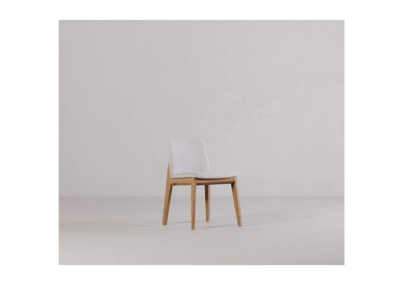 BC-1086-29 Deco Oak Dining Chair Light Grey - Set Of Two