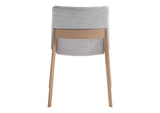 BC-1086-29 Deco Oak Dining Chair Light Grey - Set Of Two