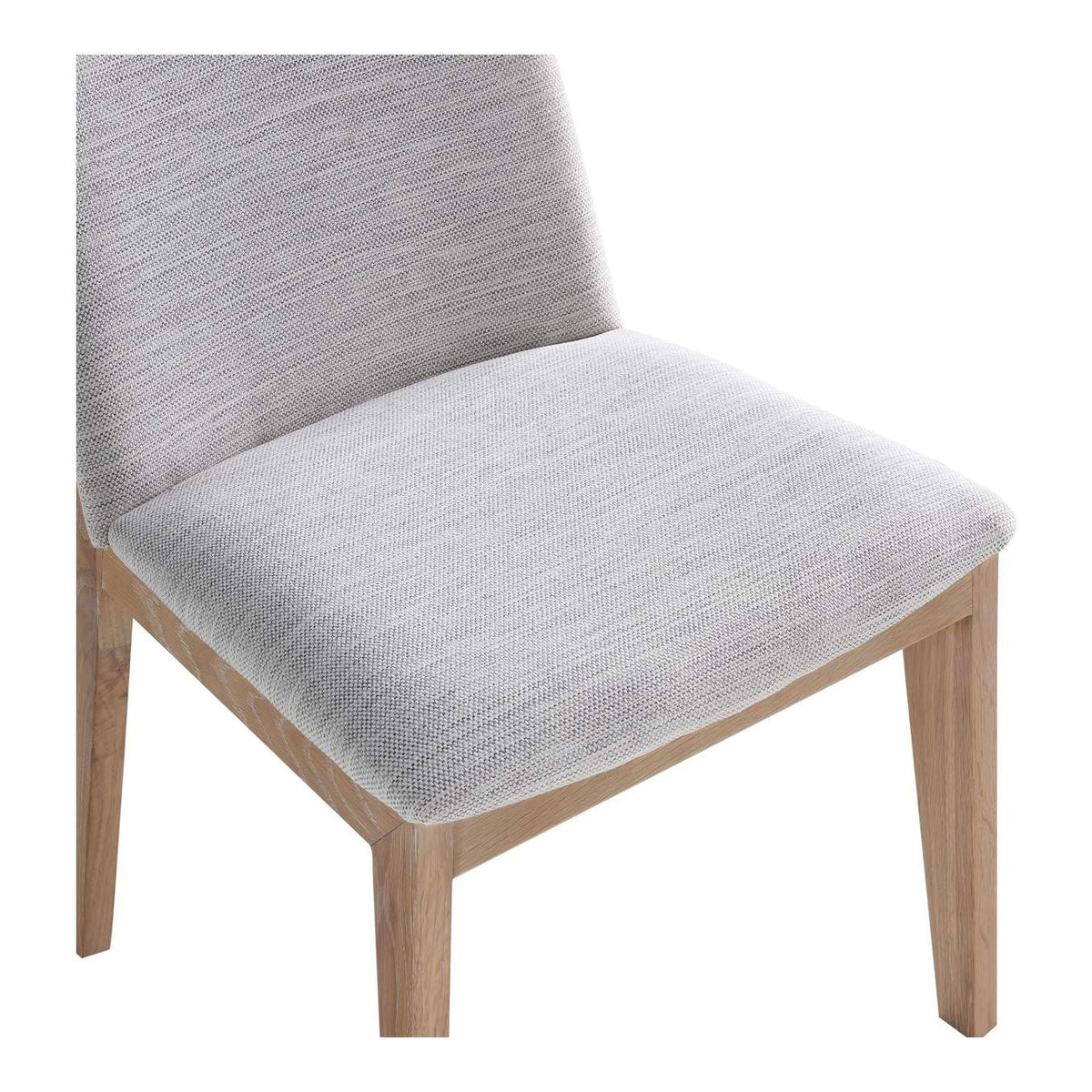 BC-1086-29 Deco Oak Dining Chair Light Grey - Set Of Two