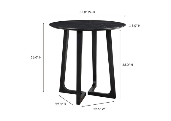 BC-1089-02-0 Godenza Counter Table Black