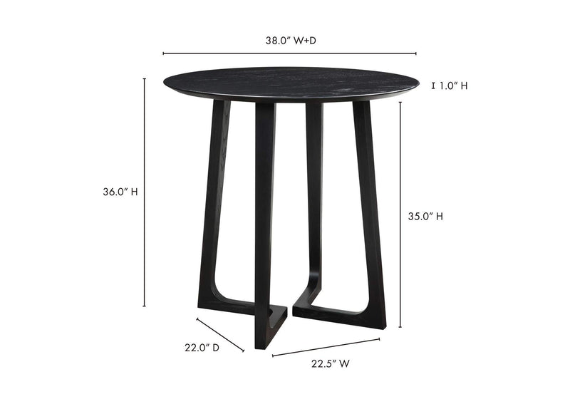 BC-1089-02-0 Godenza Counter Table Black