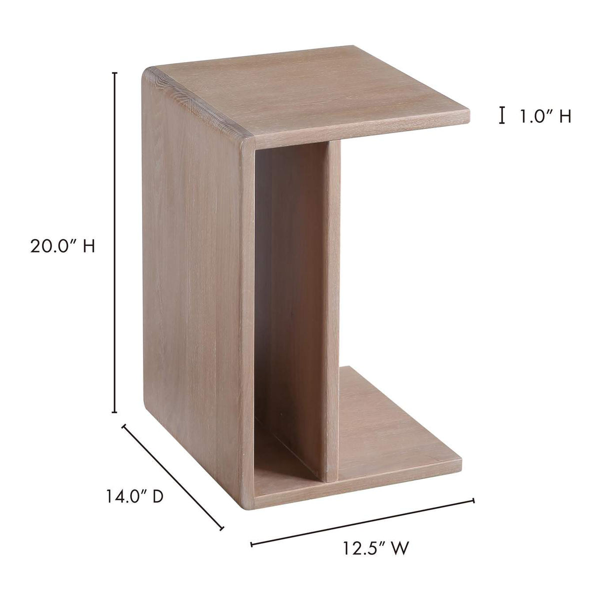 BC-1094-18 Hiroki Accent Table White Oak