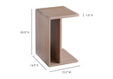 BC-1094-18 Hiroki Accent Table White Oak