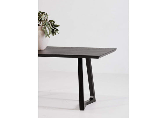 BC-1099-02-0 Silas Dining Table Black Ash