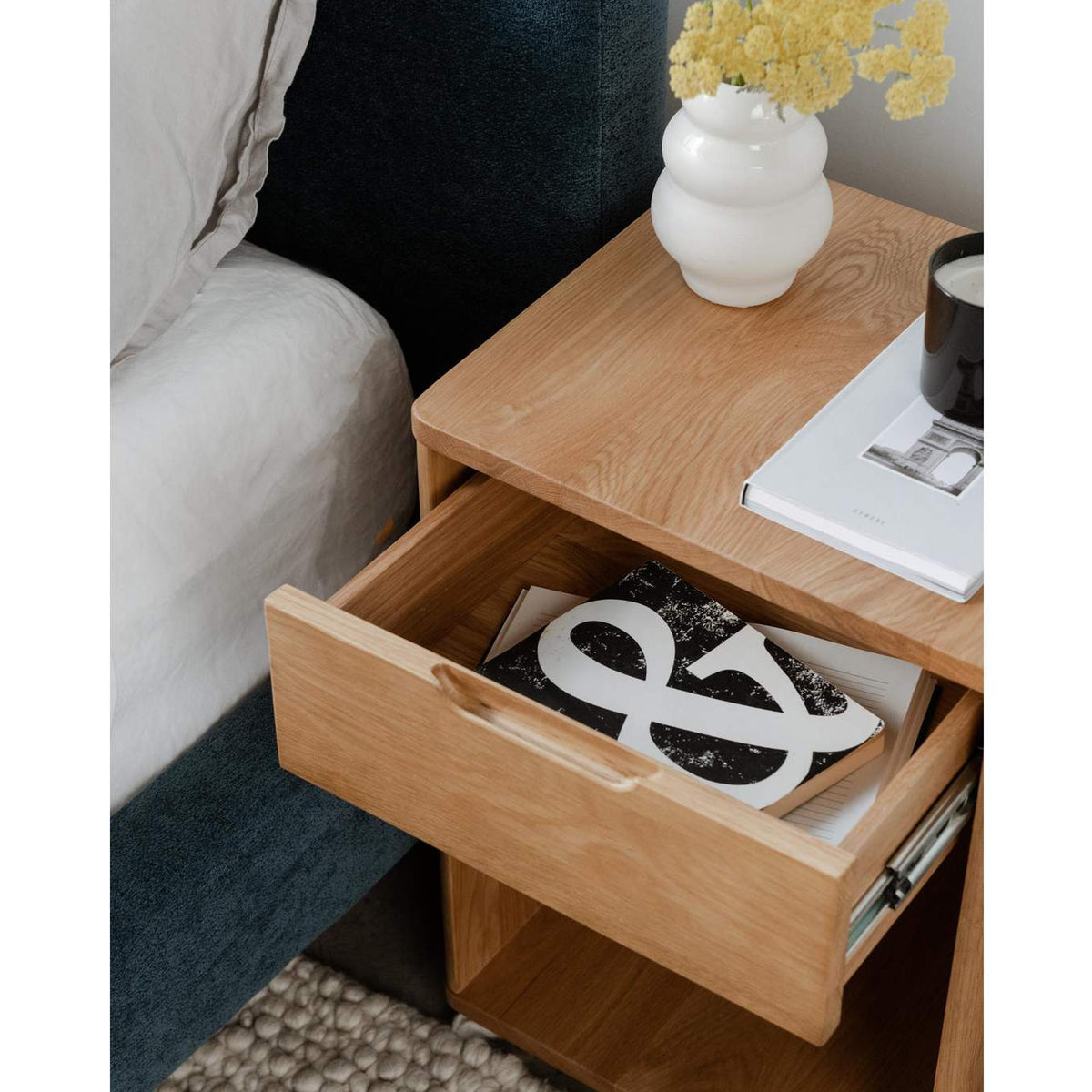 BC-1104-24 Osamu Nightstand Natural Oak