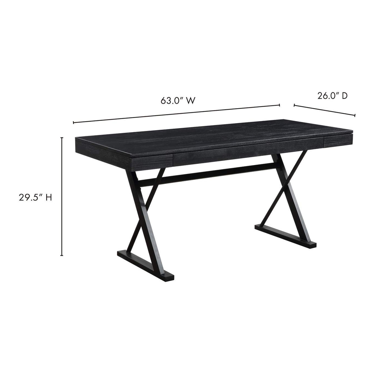 BC-1107-02-0 Profecto Desk Black