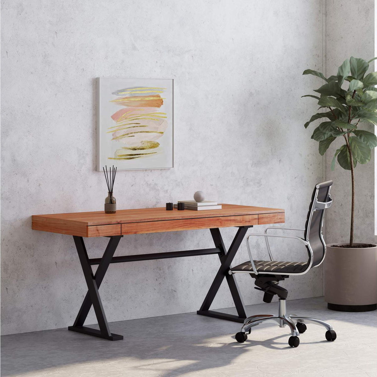BC-1107-24-0 Profecto Desk Natural Oak