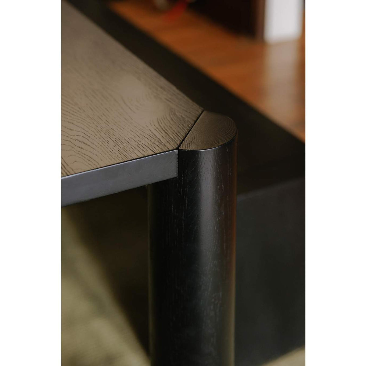 BC-1111-02-0 Post Small Dining Table Black