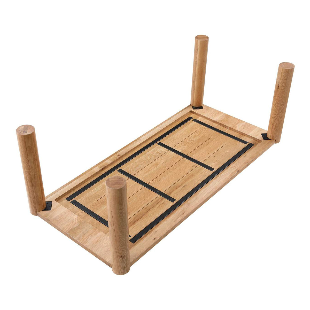 BC-1111-18-0 Post Small Dining Table Natural Oak